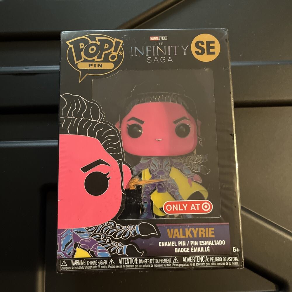 Funko Pop VALKYRIE SE Infinity Saga Enamel Pin Target Exclusive Marvel NEW NIB